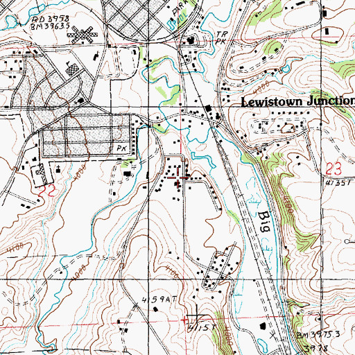 Topographic Map of 15N18E22ADDA01 Well, MT
