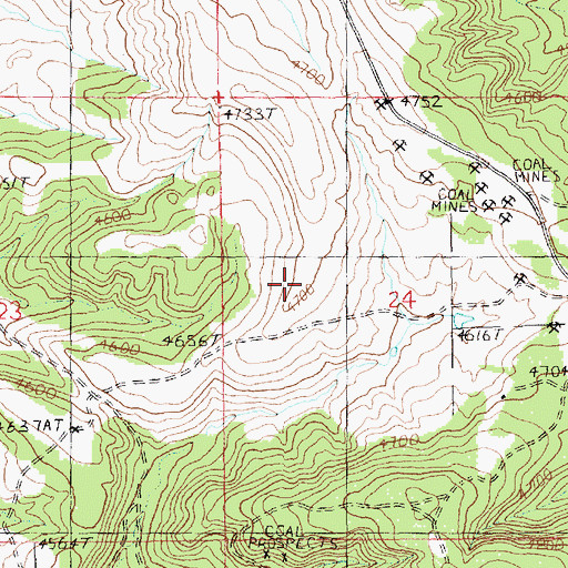 Topographic Map of 15N19E24BC__01 Well, MT