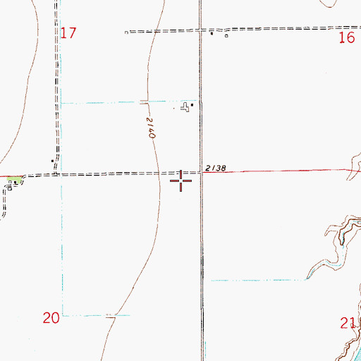 Topographic Map of 15N55E19DAB_01 Well, MT