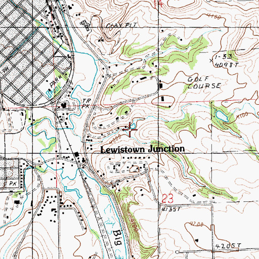 Topographic Map of 15N18E23BAB_01 Well, MT