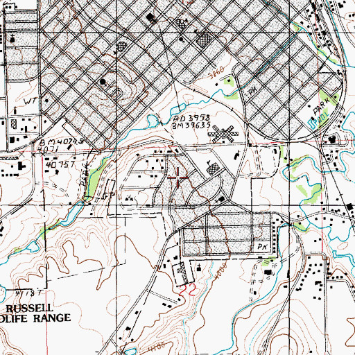 Topographic Map of 15N18E22BAA_01 Well, MT