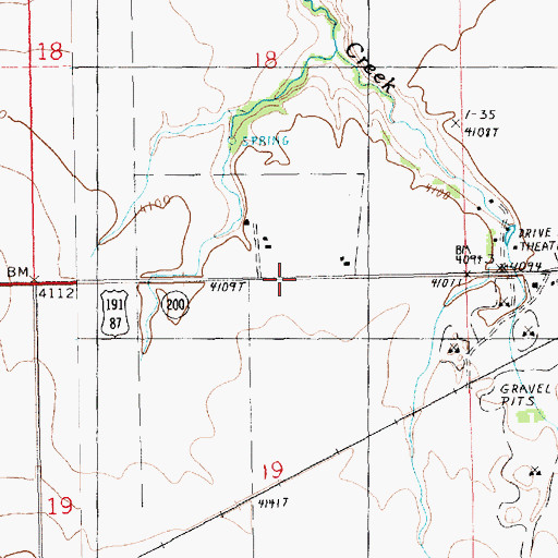 Topographic Map of 15N18E18DCC_01 Well, MT