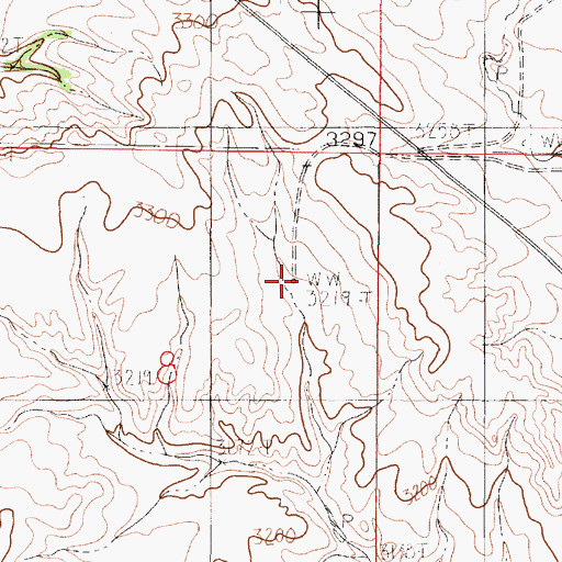Topographic Map of 15N48E08ADBB01 Well, MT