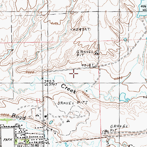 Topographic Map of 15N18E11AACC01 Well, MT