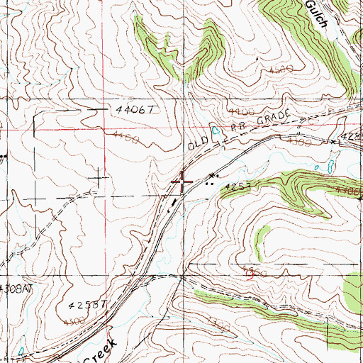 Topographic Map of 15N19E09BABC01 Well, MT