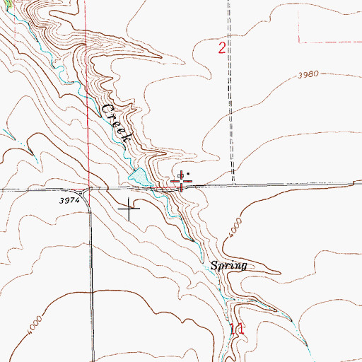 Topographic Map of 15N17E02CDC_01 Well, MT