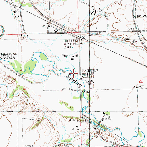 Topographic Map of 15N18E05ADAA02 Well, MT