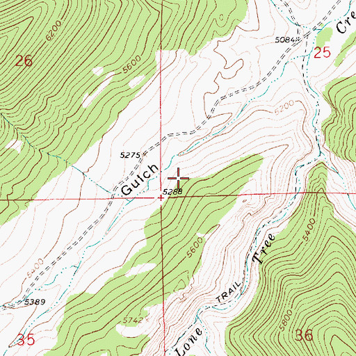 Topographic Map of 16N09E25CC__01 Spring, MT