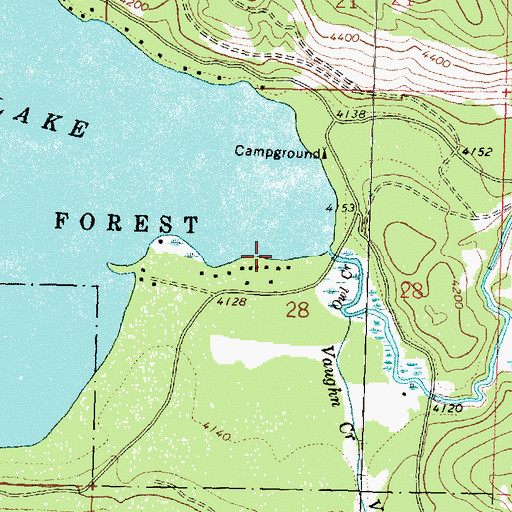 Topographic Map of 16N15W28BCDB01 Well, MT