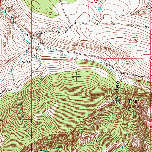 Topographic Map of 16N09E15BA__01 Spring, MT