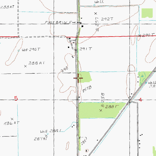 Topographic Map of Ditch Number 17, AR