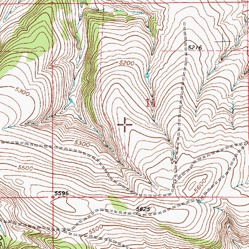 Topographic Map of 16N09E11CA__01 Spring, MT