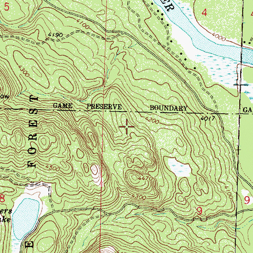 Topographic Map of 16N19W11BACB01 Well, MT