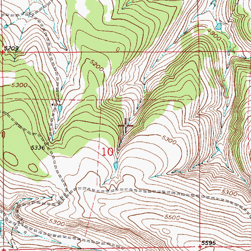 Topographic Map of 16N09E10AC__01 Spring, MT