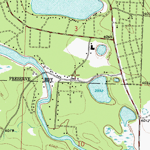 Topographic Map of 16N15W03CDDD01 Well, MT