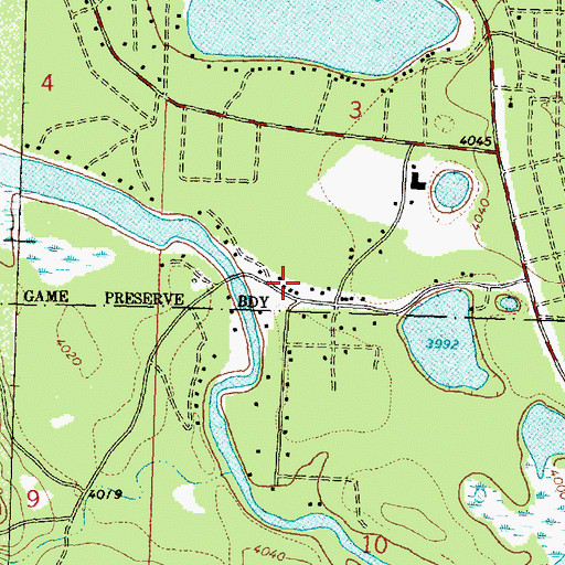 Topographic Map of 16N15W03CDCC01 Well, MT