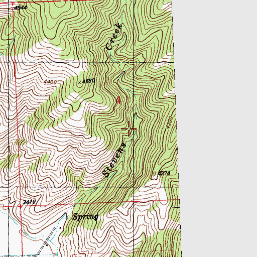 Topographic Map of 16N19W09DDCC01 Well, MT