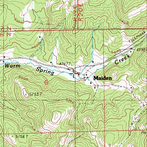 Topographic Map of 16N20E06ADCC01 Well, MT