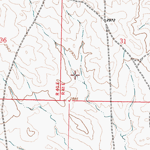 Topographic Map of 17N41E31C___01 Well, MT
