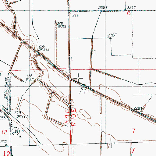 Topographic Map of Ditch Number 2, AR