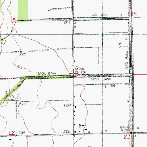 Topographic Map of Ditch Number 2, AR