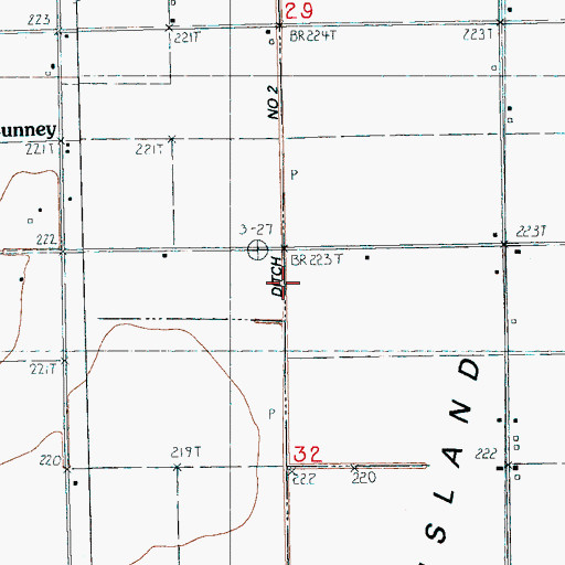 Topographic Map of Ditch Number 2, AR