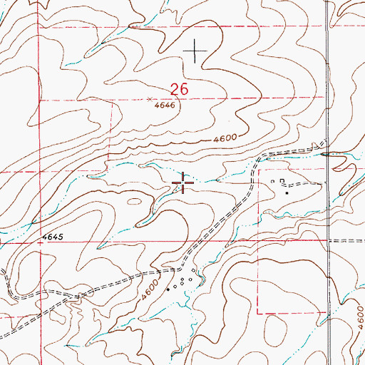 Topographic Map of 17N09E26DC__01 Spring, MT