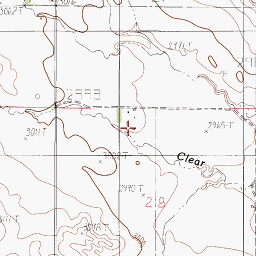 Topographic Map of 17N50E28BAC_01 Well, MT