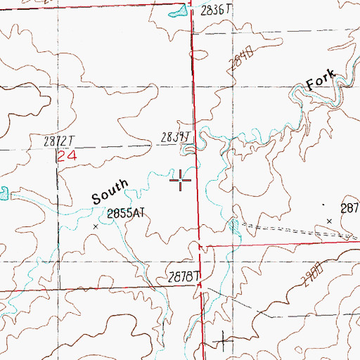 Topographic Map of 17N27E30CAC_01 Well, MT