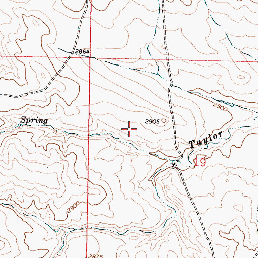 Topographic Map of 17N41E19B___01 Well, MT