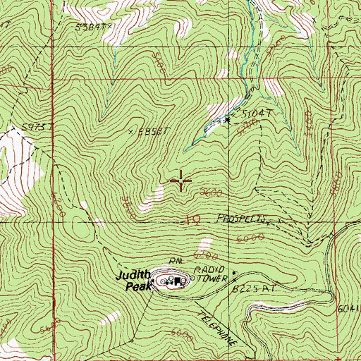 Topographic Map of 17N20E19AC__01 Spring, MT