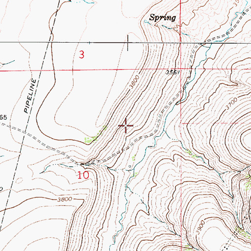 Topographic Map of 17N02E10A___01 Spring, MT
