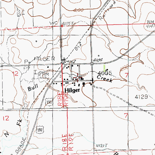 Topographic Map of 17N19E07BC__02 Well, MT