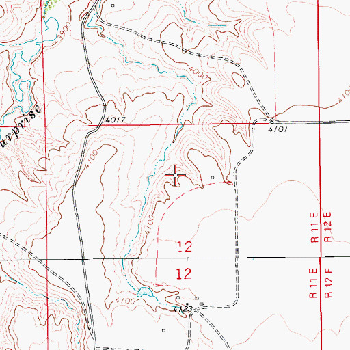 Topographic Map of 17N11E12AB__01 Spring, MT