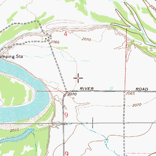 Topographic Map of 17N56E04DC__01 Well, MT