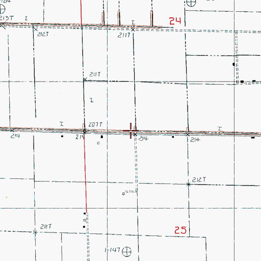 Topographic Map of Ditch Number 24, AR