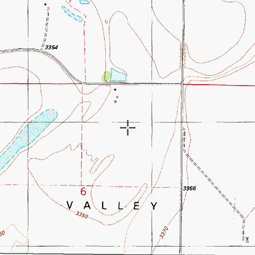 Topographic Map of 17N01E06A___01 Well, MT