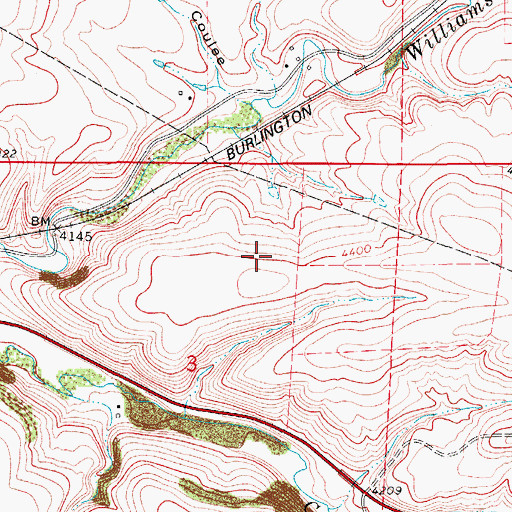 Topographic Map of 17N08E03A___01 Well, MT