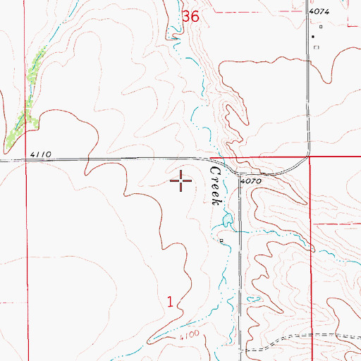 Topographic Map of 17N10E01AB__01 Spring, MT