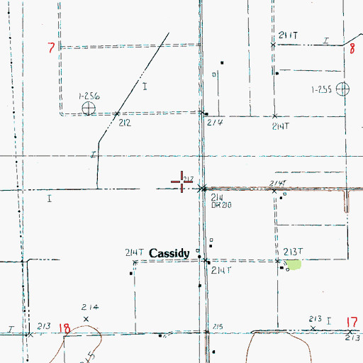 Topographic Map of Ditch Number 28, AR