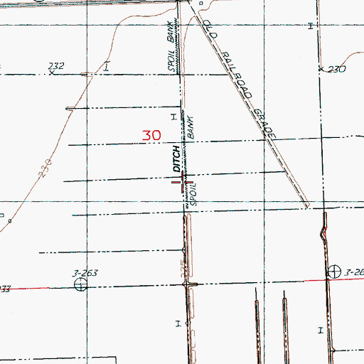 Topographic Map of Ditch Number 29, AR