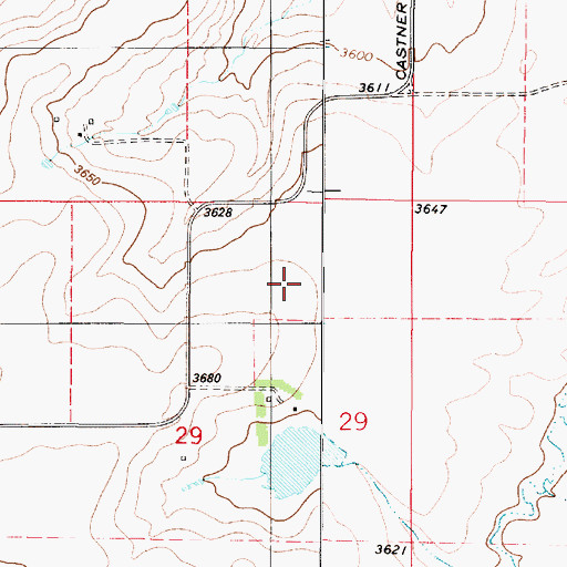 Topographic Map of 18N02E29A___02 Well, MT