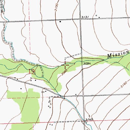 Topographic Map of 18N19W19ADC_01 Well, MT