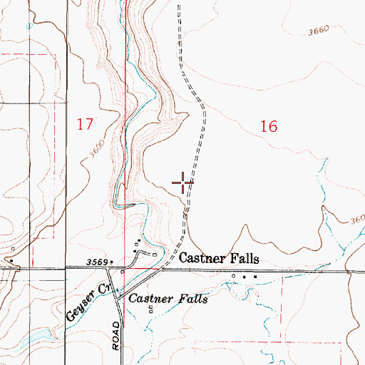 Topographic Map of 18N02E16C___01 Well, MT