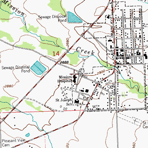 Topographic Map of 18N20W14DBD_02 Well, MT