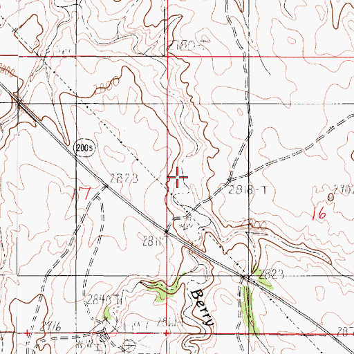 Topographic Map of 18N50E16CBB_01 Well, MT