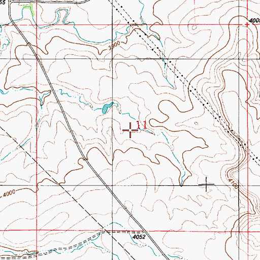 Topographic Map of 18N07E11____01 Well, MT