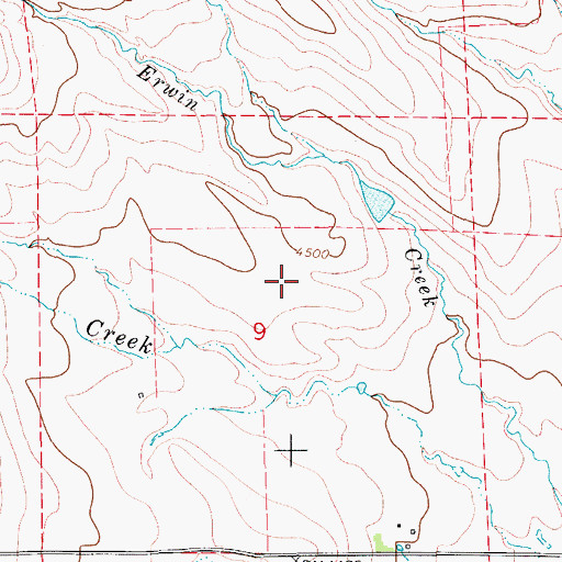 Topographic Map of 18N09E09AC__01 Spring, MT