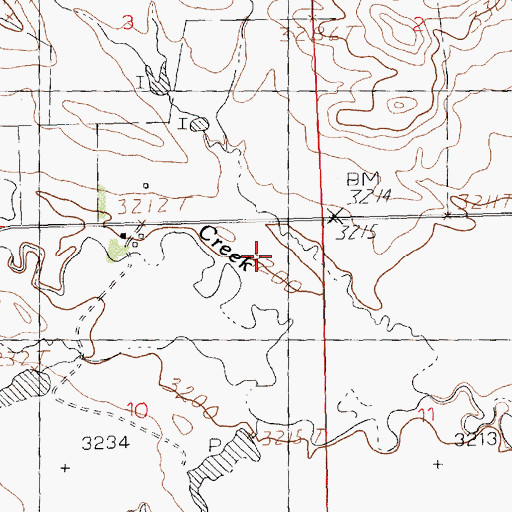 Topographic Map of 18N23E10ABA_01 Well, MT