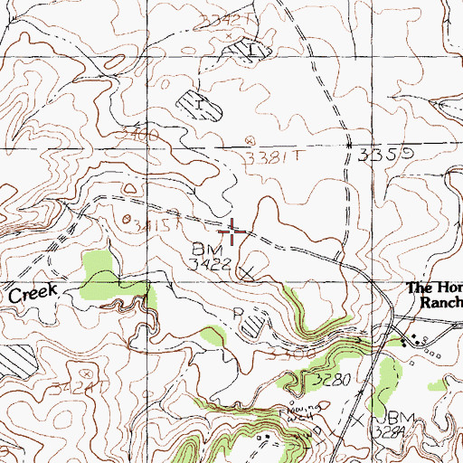 Topographic Map of 19N20E23BCB_01 Well, MT